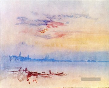  Sonnenaufgang Maler - Venedig nach Osten aus dem Guidecca Sonnenaufgang Landschaft Turner